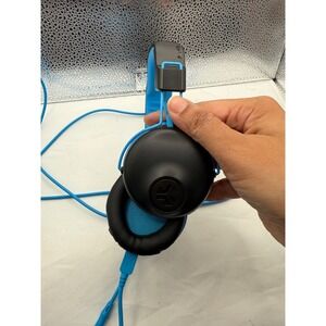 JLAB Audio Kids Headphones Wired Blue Black On Ear‎ Mute Mic